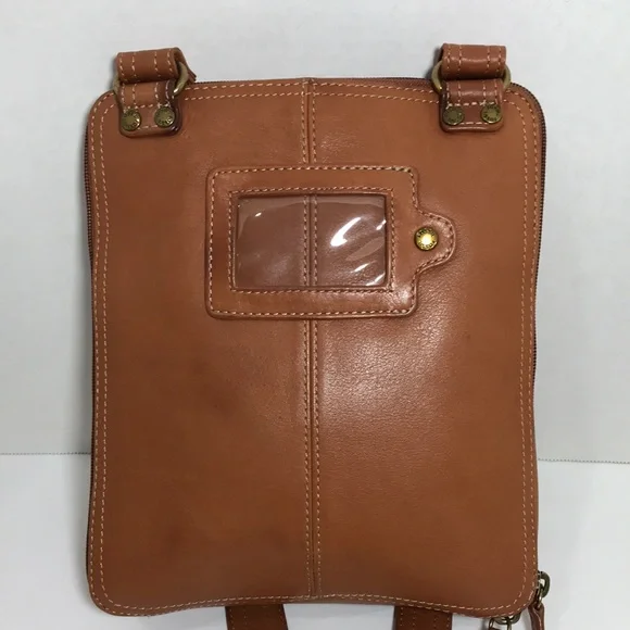 Fossil Tan Leather Crossbody Purse Bag - Picture 3 of 9